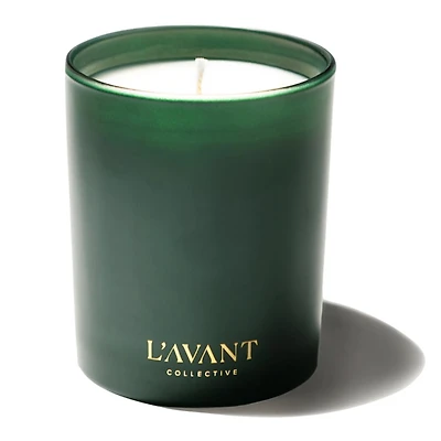 Winter Fir Scented Green Candle