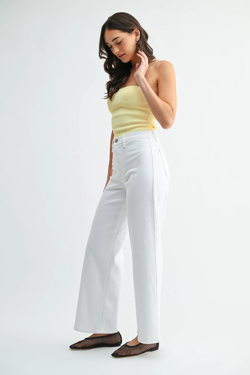 White Denim Trouser