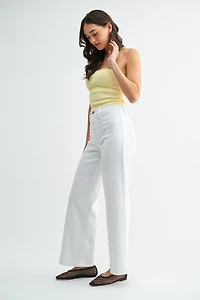 White Denim Trouser