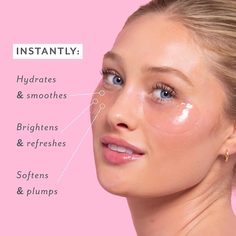 UNDER EYE Serve Chilled Rosé Hydrating Eye Mask Gels