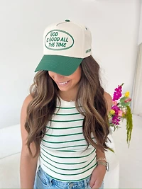 Green God is Good Trucker Hat