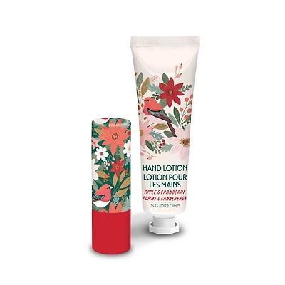 Christmas Lip Balm & Hand Lotion Set