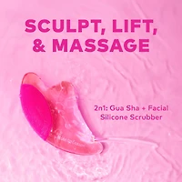 2n1 Gua Sha & Facial Scrubber