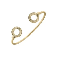 Gold Savannah Disc Cuff Bracelet
