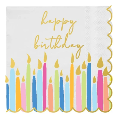 Cocktail Napkin Happy Birthday