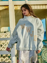 WWJD Mock-Neck Sweatshirt