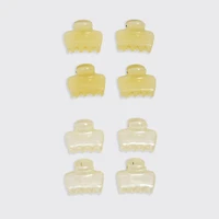Mini Jelly Cloud Clips Butter Yellow