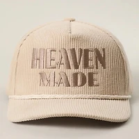 Beige Heaven Made Corduroy Rope Hat