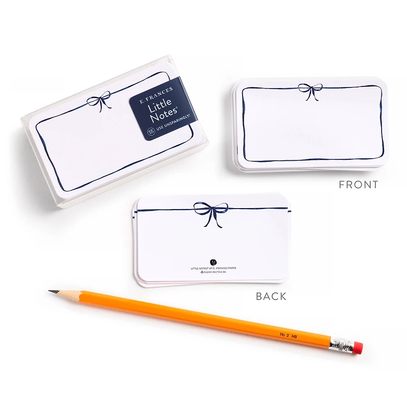 Navy Bow Little Notes®