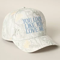 You Look Like You Love Me Cap/ Blue