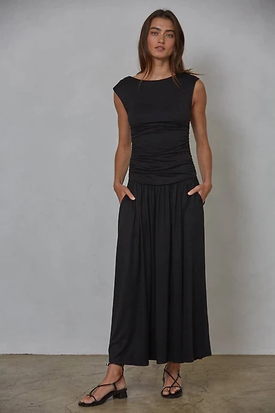 Ruched Side Sleeveless Dress