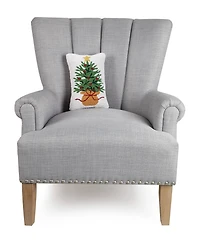 Wrapped Christmas Tree Hook Pillow