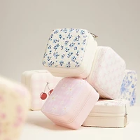 Bow Monogram Print Jewelry Box -Travel Size: Pink / One / 5AC78043