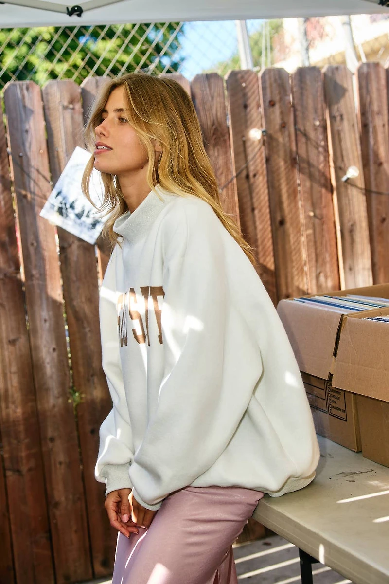 Cross & Jesus Saves Reversible Mockneck