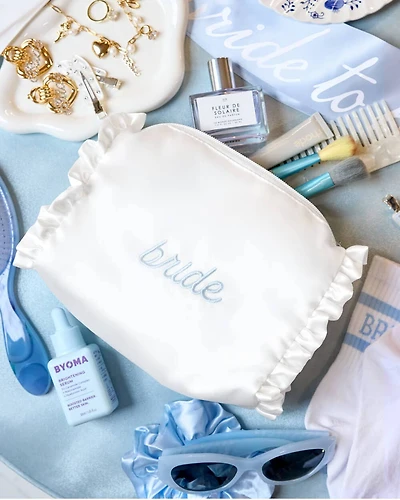 White Bride Beauty Cosmetic Bag