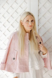 Screwback Stud Earrings Payton Pearl Pink