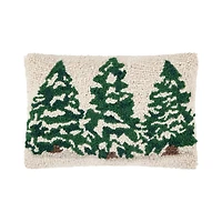 Pine Trees Trio Hook Pillow