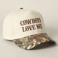 Cowboy Love Me Embroidery Camo