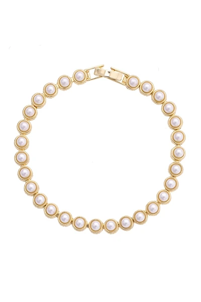 Ivy Pearl Linked Bracelet in Ivory