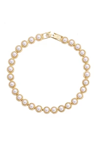 Ivy Pearl Linked Bracelet in Ivory