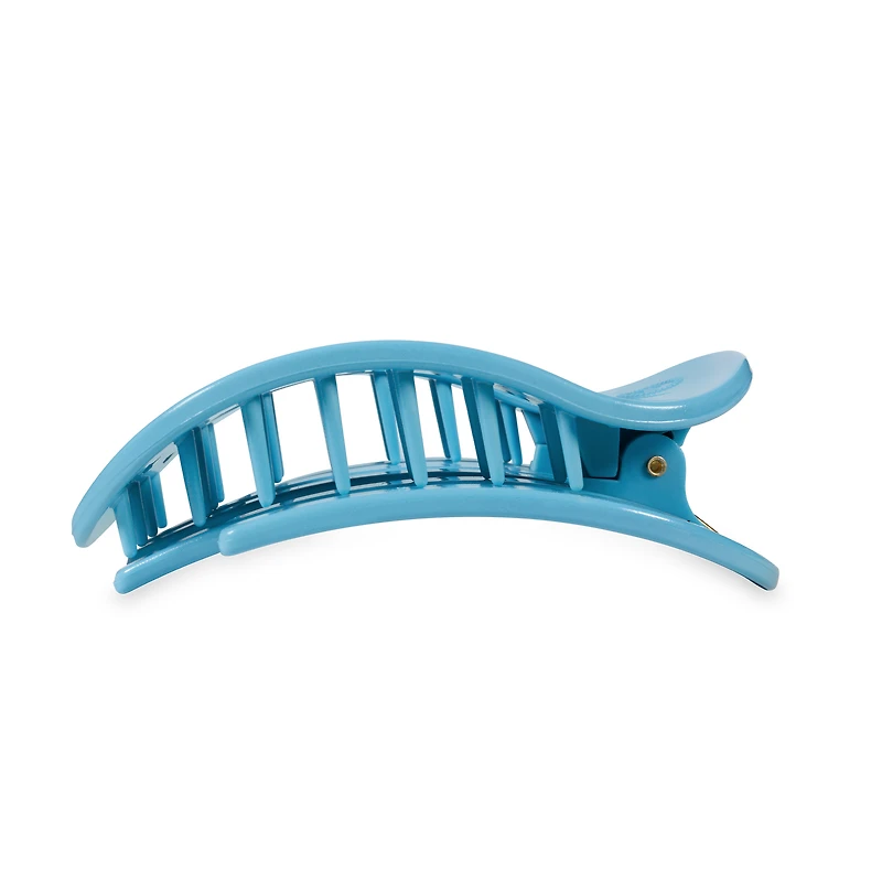 Flat Round Hair Clip | Large | Summer Sky