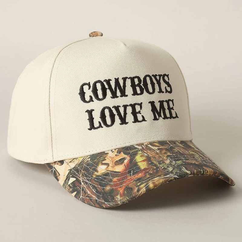 Cowboy Love Me Embroidery Camo