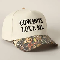 Cowboy Love Me Embroidery Camo