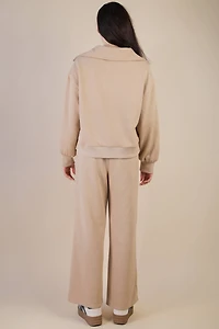 Textured Casual Comfy Set