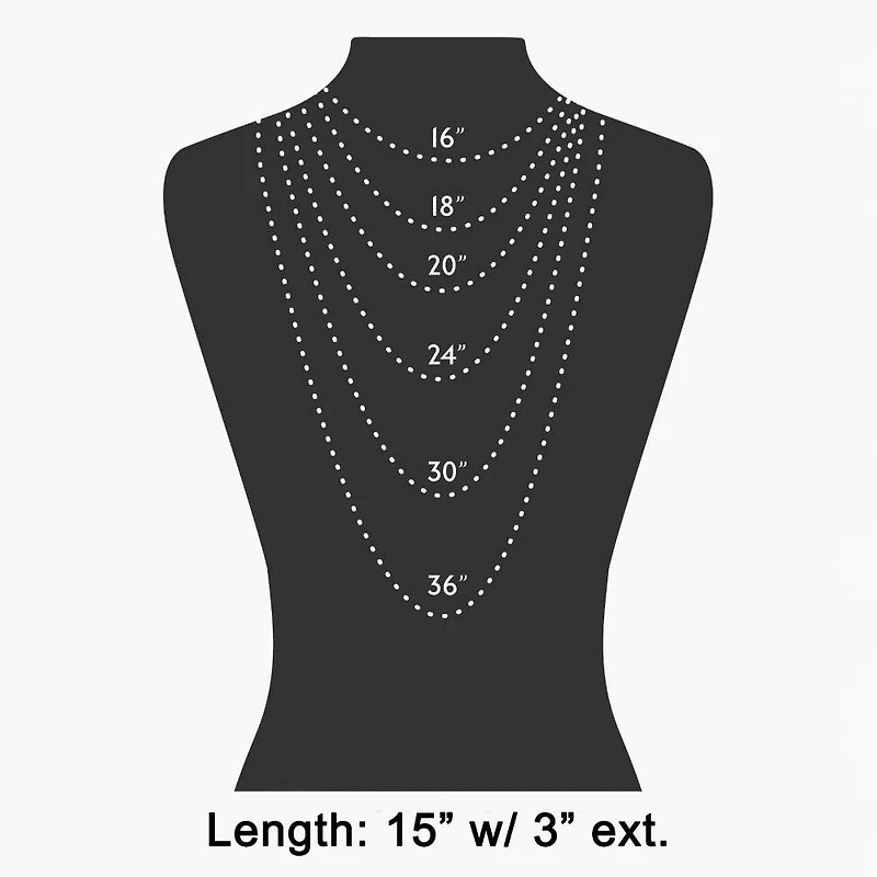 Rectangle Station Charms Seed Beaded Necklace