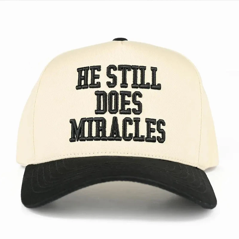 Black He Still Does Miracles Hat