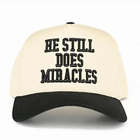 Black He Still Does Miracles Hat