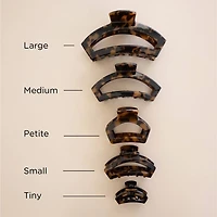 Open Hair Clip | Petite | Tortoise