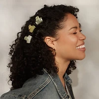 Mini Jelly Cloud Clips Butter Yellow