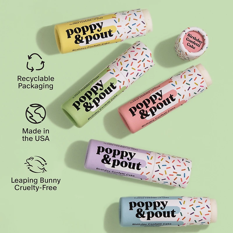 Lip Balm, Birthday Confetti Cake