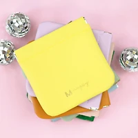 Yellow Squeeze Coin Purse Wallet