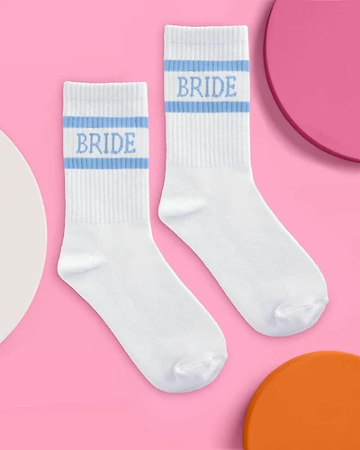 Blue Bride Socks