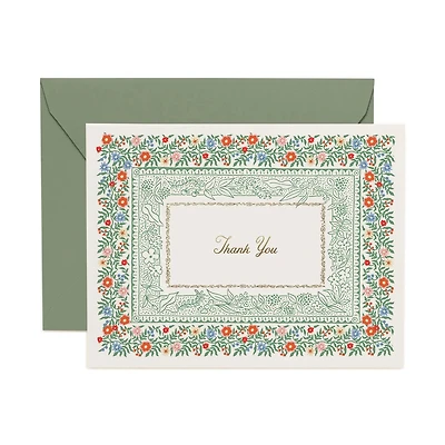 Rosette Thank You Card