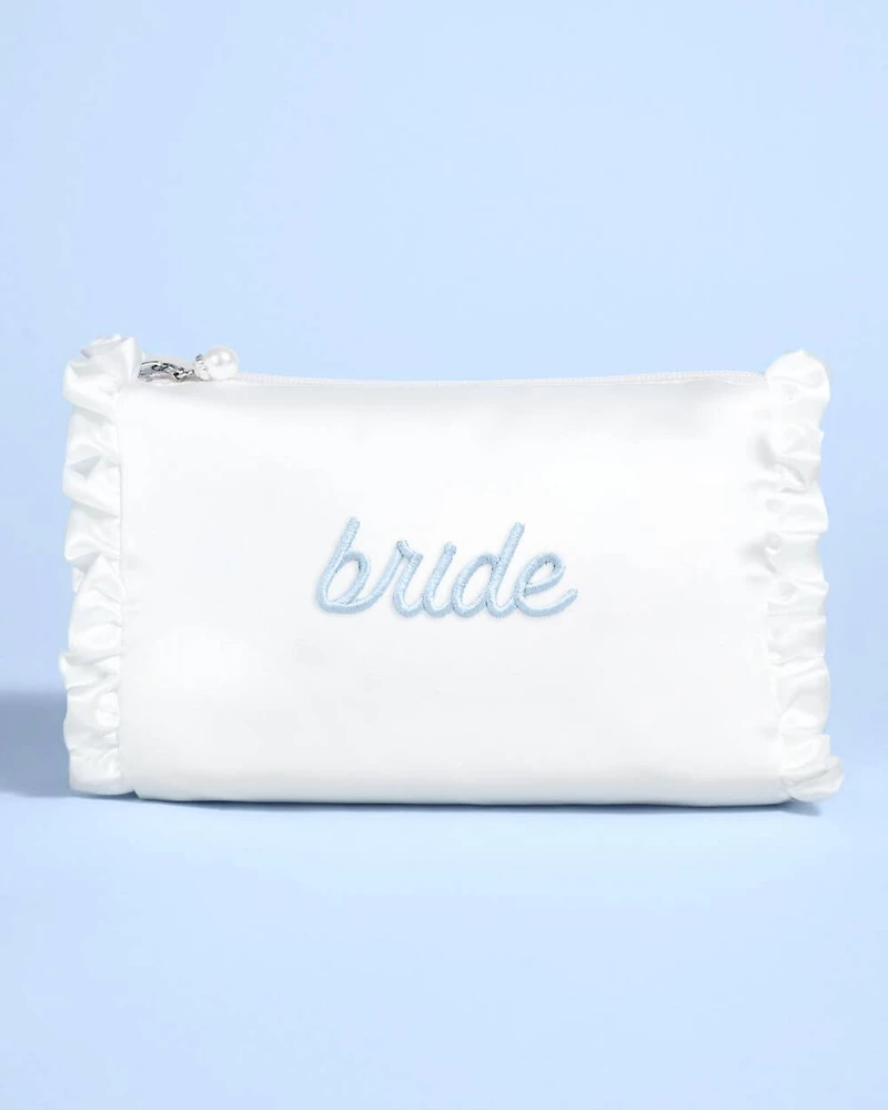 White Bride Beauty Cosmetic Bag