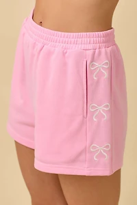 Pink Bow Shorts