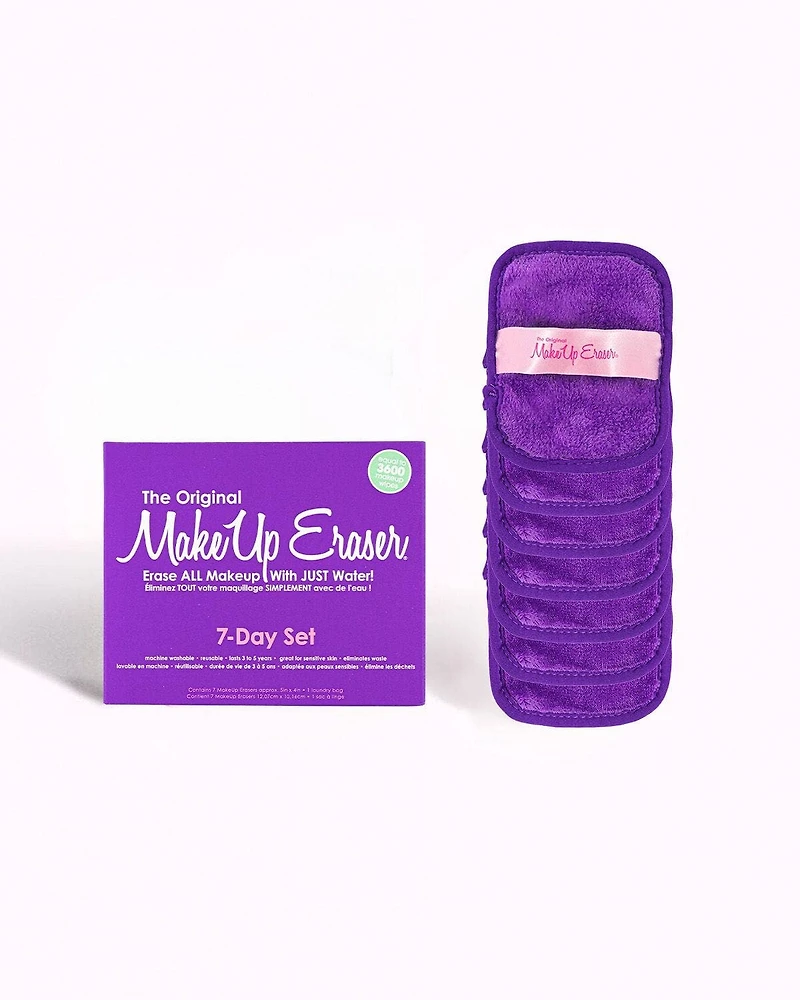 Purple 7-Day Set MakeUp Eraser