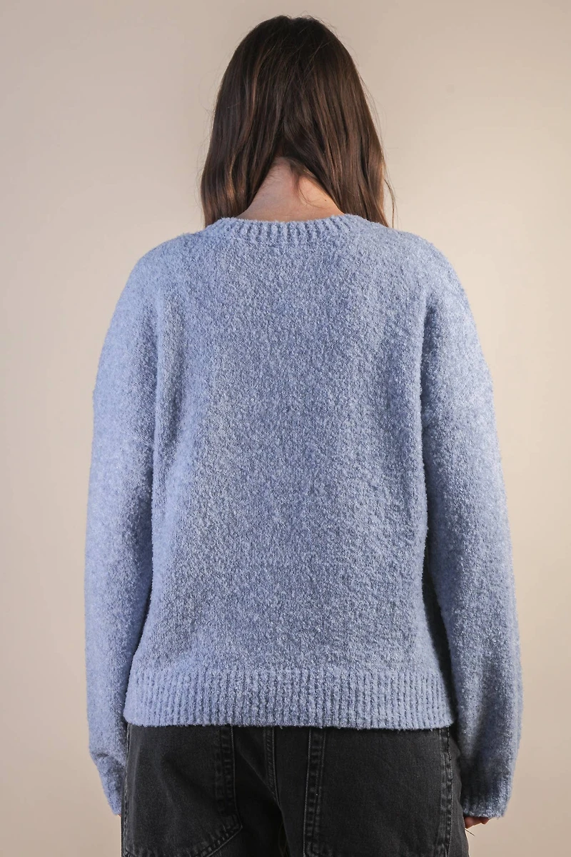 Blue Teddy Bear Sweater