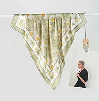 Spring Meadow Daisy Silky Banada Scarf