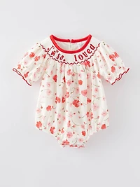 I'm so loved Girls Romper