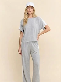 Grey & White Paneled Lounge Set