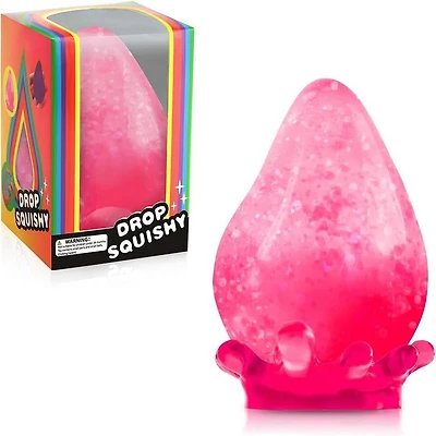Pink Raindrop Squishy