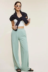 Sage Wide Leg Sweatpants