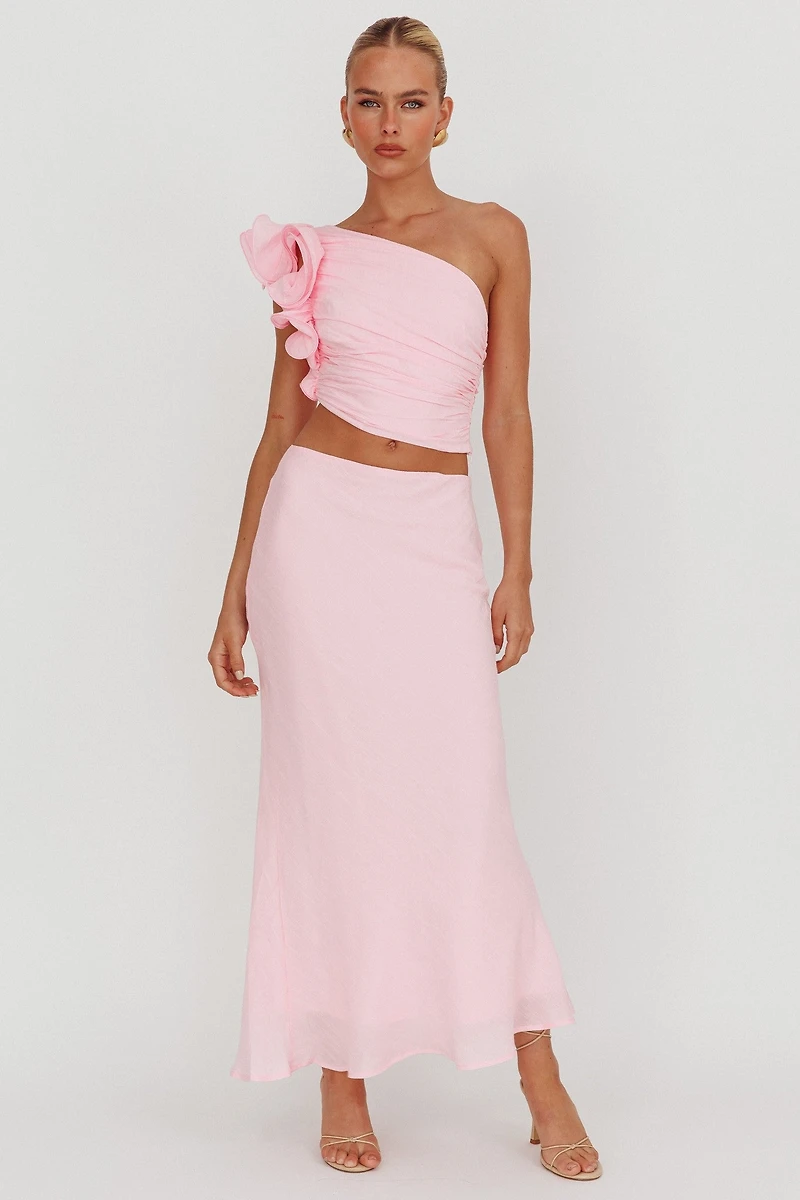 Ruffle Top & Skirt Set