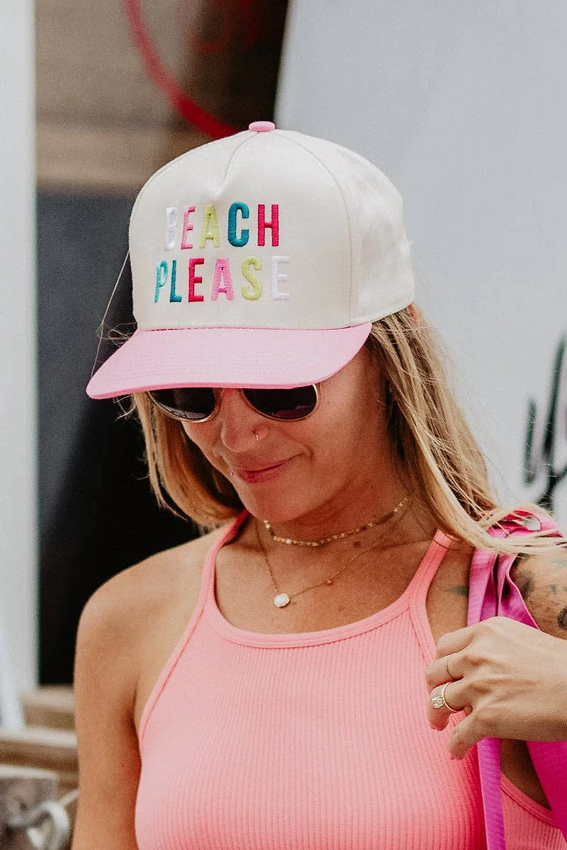 Pink Beach Please Hat