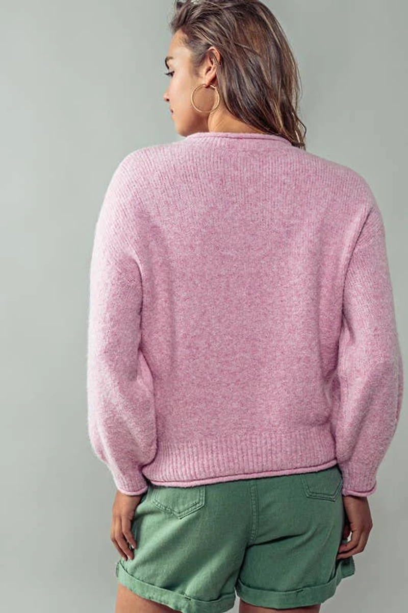 Bow Charm Knit Sweater