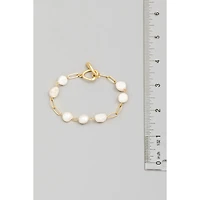 Pearl Beaded Chain Bracelet